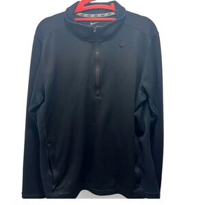 Nike Men’s Black 1/4 Zip Pullover - Medium